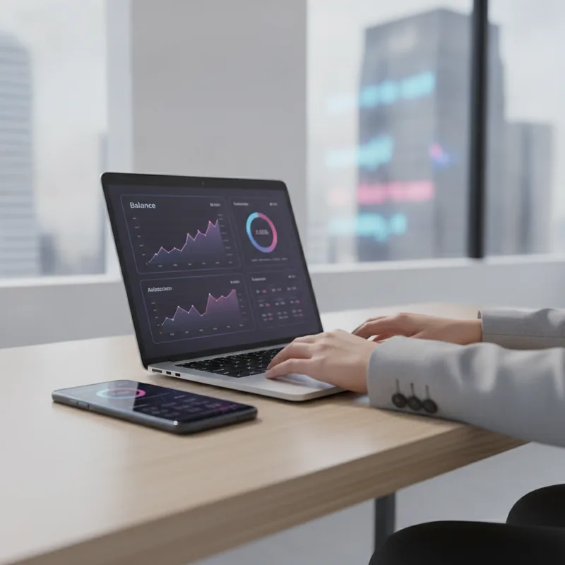 Portfolio overview inside the platform